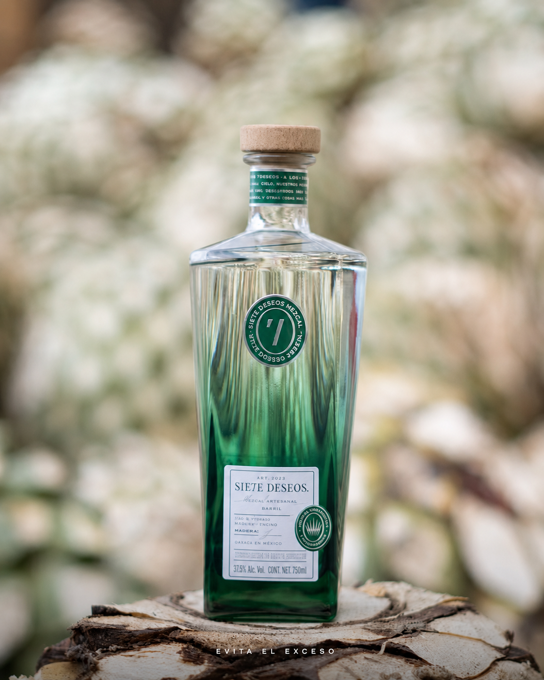 Mezcal SIE7E DESEOS en el campo